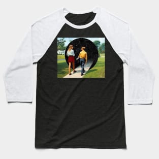 Walking into the Void Baseball T-Shirt